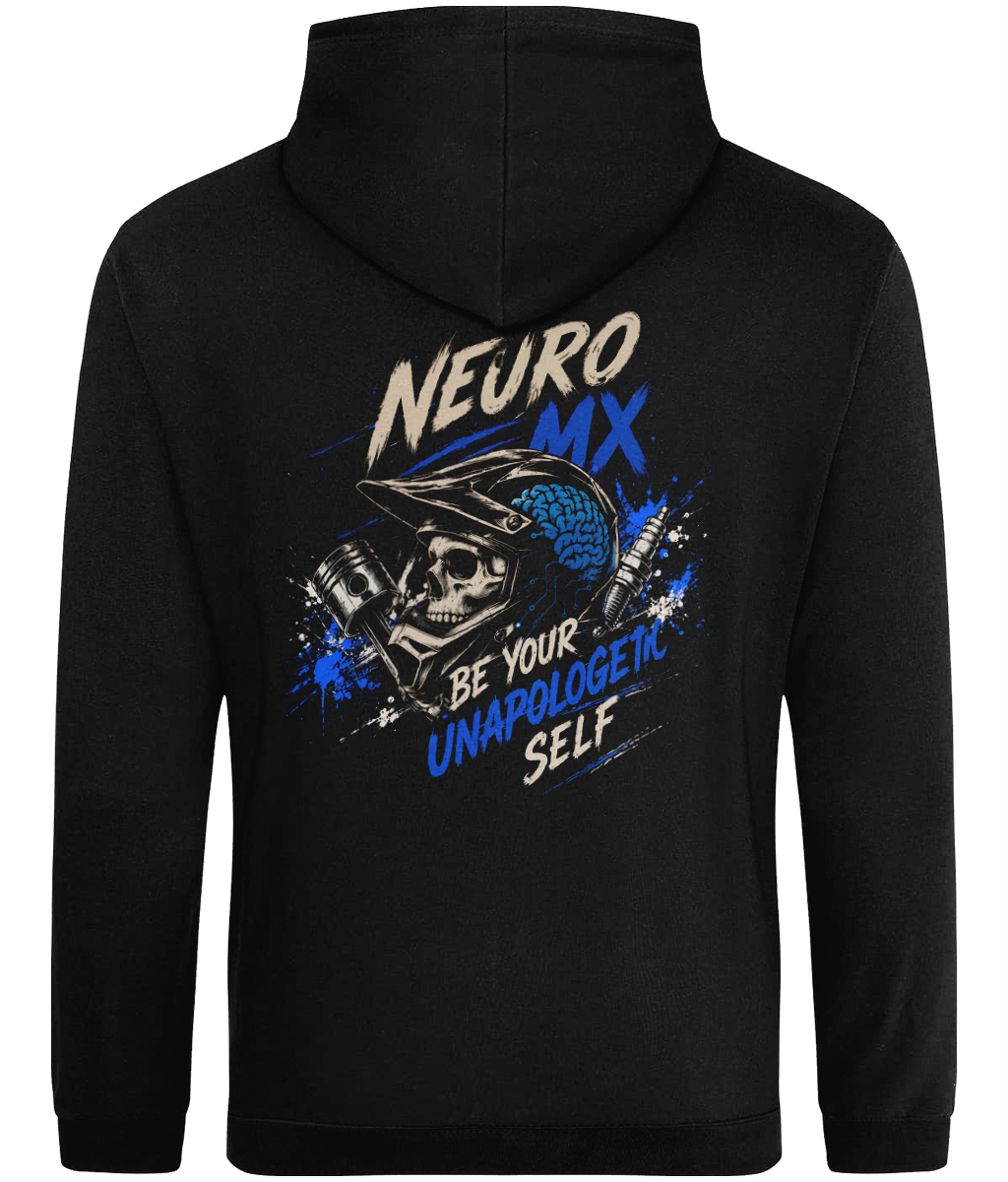Kids Unapologetic Self Skull Motocross Hoodie