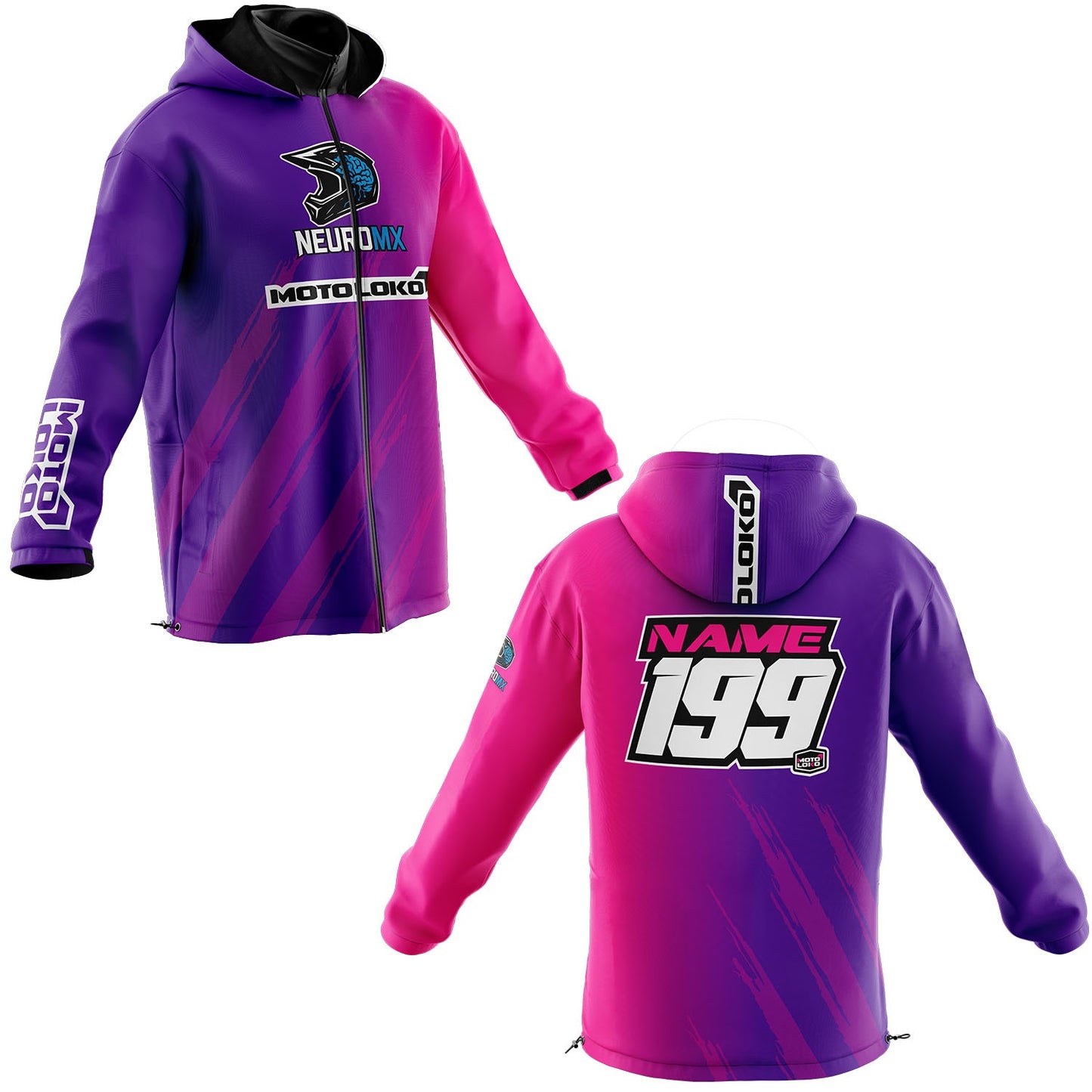 Adult Motocross Jacket | NeuroMX x MotoLoko Softshell