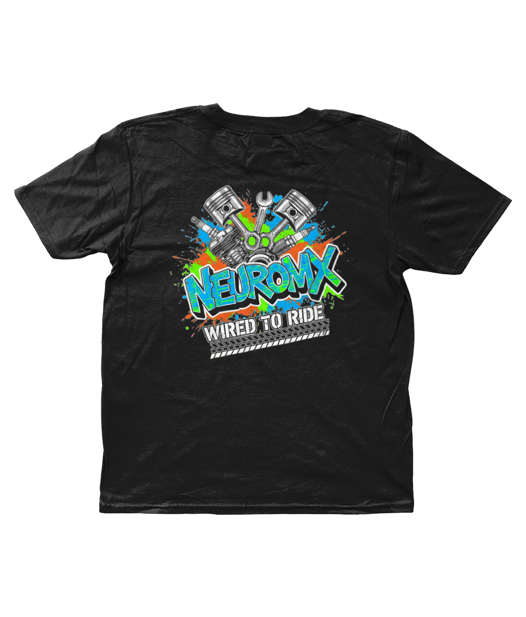 NeuroMX Wired to Ride Kids Piston Tee | Motocross-Inspired Streetwear