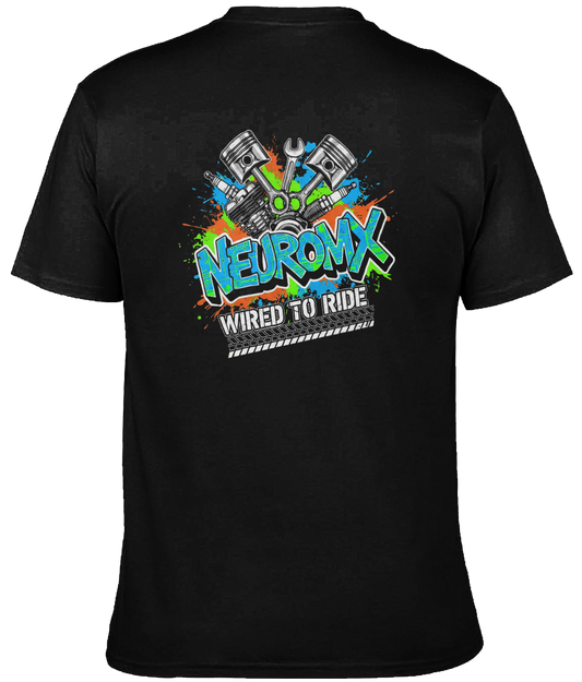NeuroMX Wired to Ride Piston Tee | Motocross-Inspired Streetwear
