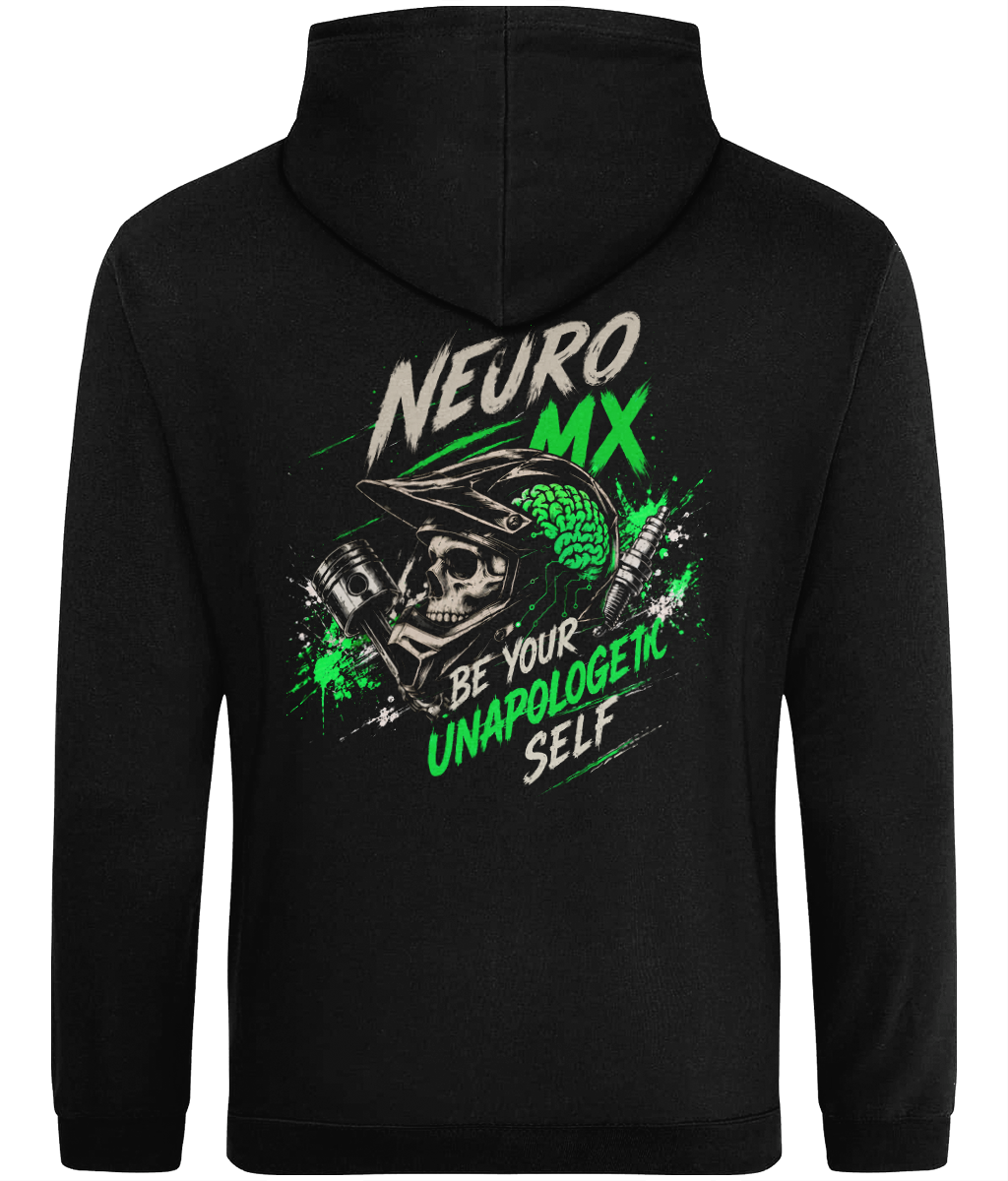 Kids Unapologetic Self Skull Motocross Hoodie