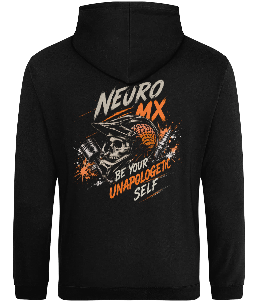 Kids Unapologetic Self Skull Motocross Hoodie