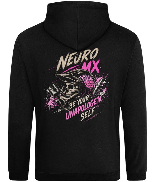 Unapologetic Self Skull Motocross Hoodie